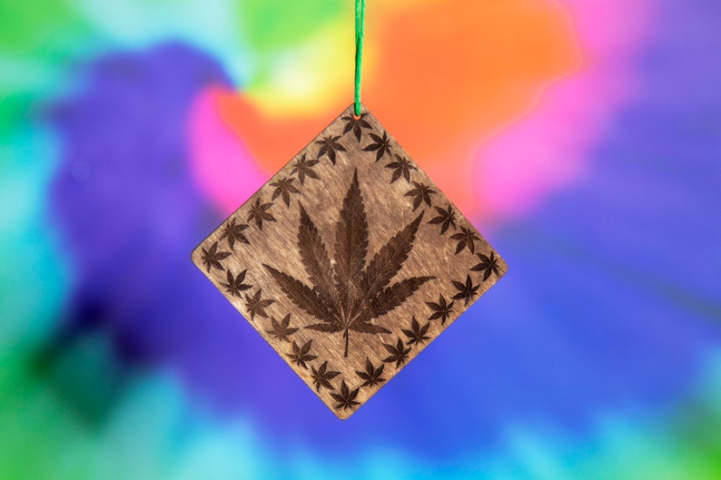 Marijuana, Cannabis Wooden Ornament