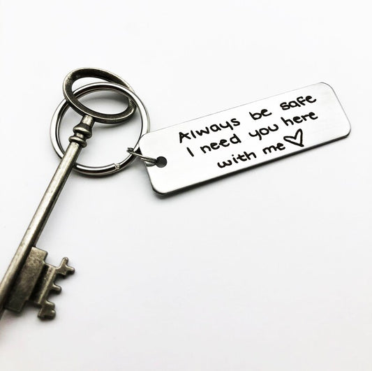 Your Handwriting Keychain - Design Your Own Custom Keychain Rectangle, Stainless Steel, Laser Engraved - Memorial Keychain - Unique gift