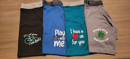 Men's Funny Custom Boxer Brief Underwear (Various Designs)