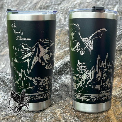 Burning of Lake Town - Smaug Tumbler