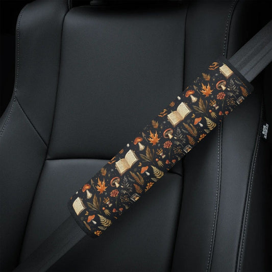 Spooky Halloween Car Seat Belt Cover, Vintage Witchy Cottagecore Seat Belt Strap Cover, Car Seat Belt Pad, Car Accessories, Car Decor Gift