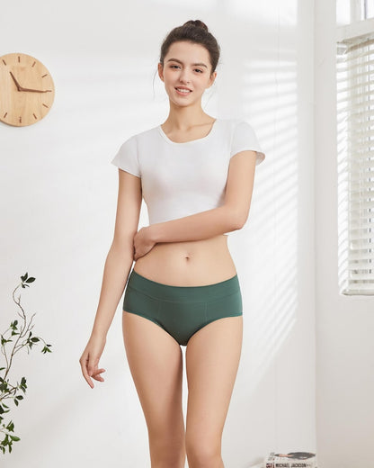 Goat Union Midi Period Briefs with Organic Cotton Lining - Full Coverage & Heavy Flow