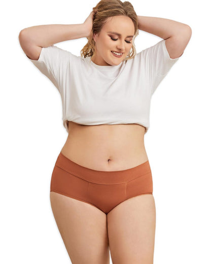 Goat Union Midi Period Briefs with Organic Cotton Lining - Full Coverage & Heavy Flow