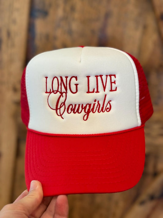 Long Live Cowgirls Trucker Hat: Vintage Style Concert Cap