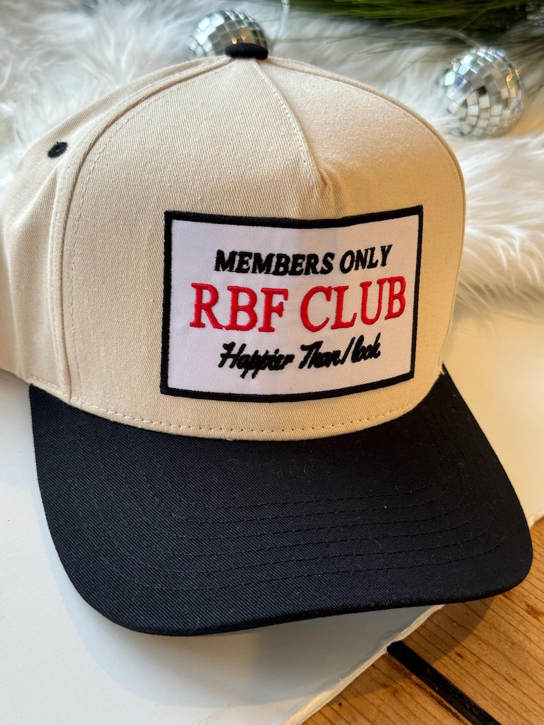 RBF Club Embroidered Patch Vintage Trucker Hat