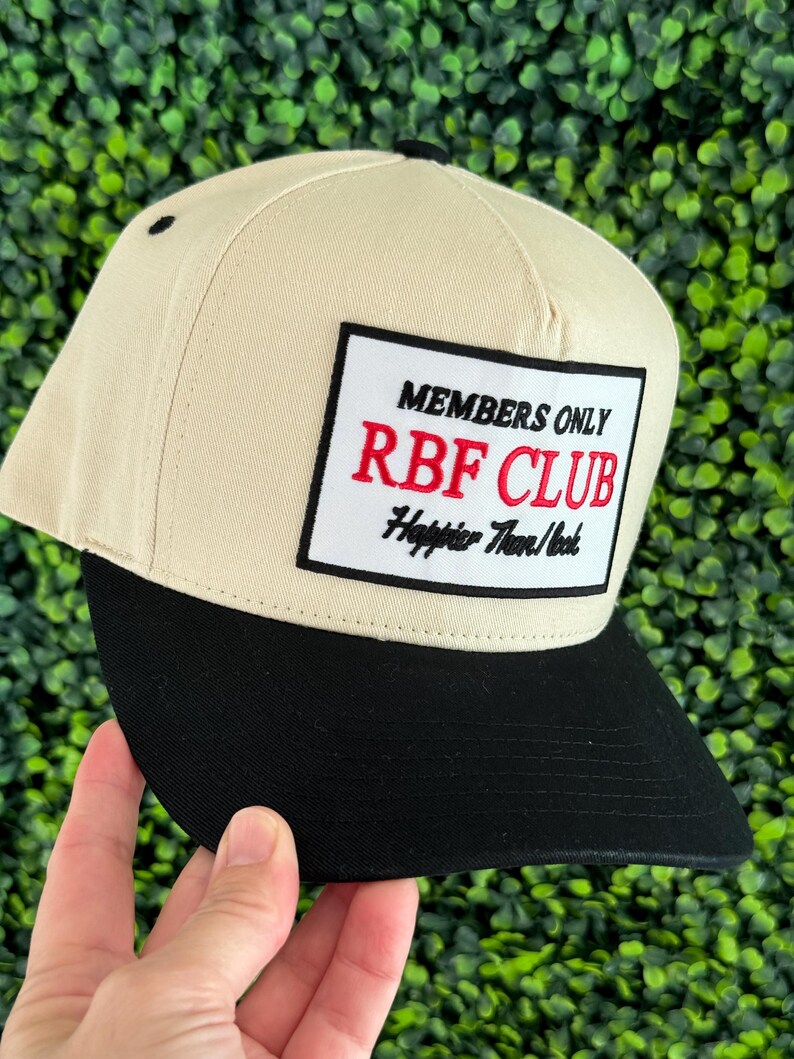 RBF Club Embroidered Patch Vintage Trucker Hat