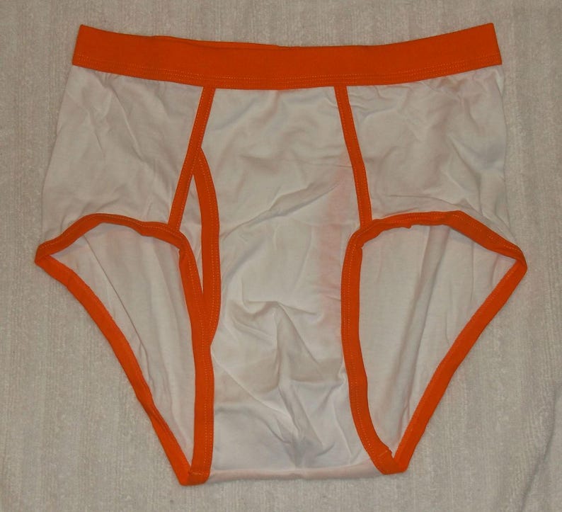 Men's Pattern / Cartoon / Colored Waistband Adult Briefs Underwear S, M, L - ABDL Undies Tighty Whities with Prints