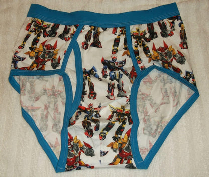 Men's Pattern / Cartoon / Colored Waistband Adult Briefs Underwear S, M, L - ABDL Undies Tighty Whities with Prints