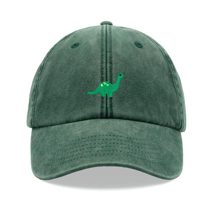 Brontosaurus Dinosaur Baseball Cap Vintage Washed Cotton Unisex Dad Hat Adjustable Funny Faded Sports Sun Summer Holiday Funny