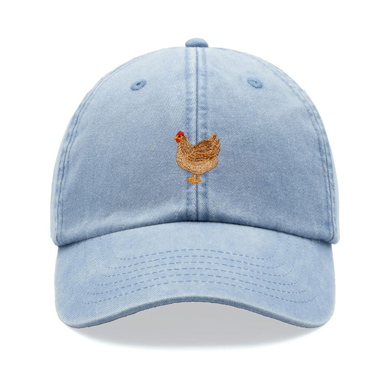 Chicken Baseball Cap Vintage Washed Cotton Unisex Dad Hat Adjustable Funny Faded Sports Sun Bird Summer Holiday Funny Farm Farmer