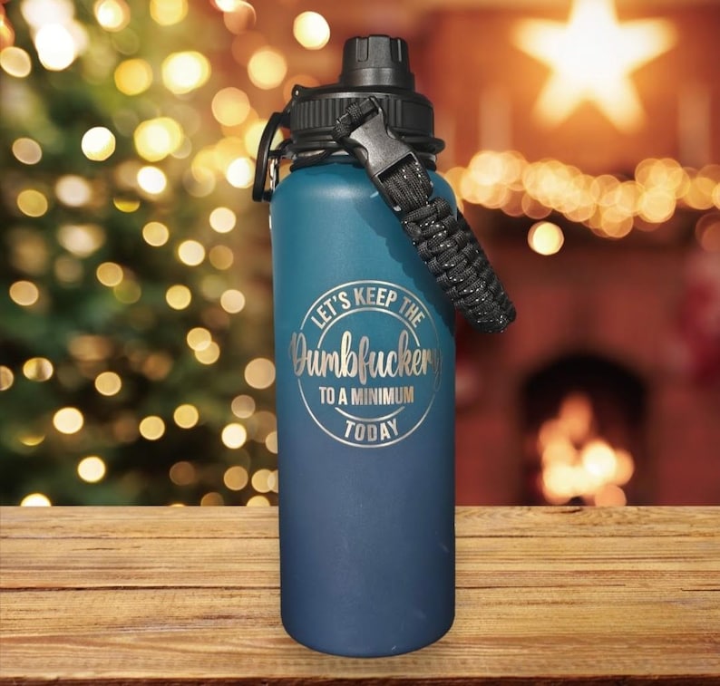40oz Personalized Insulated Stainless Steel Water Bottle
