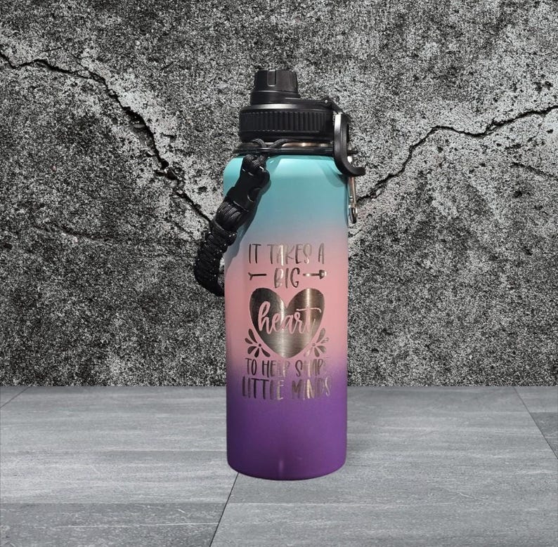 40oz Personalized Insulated Stainless Steel Water Bottle