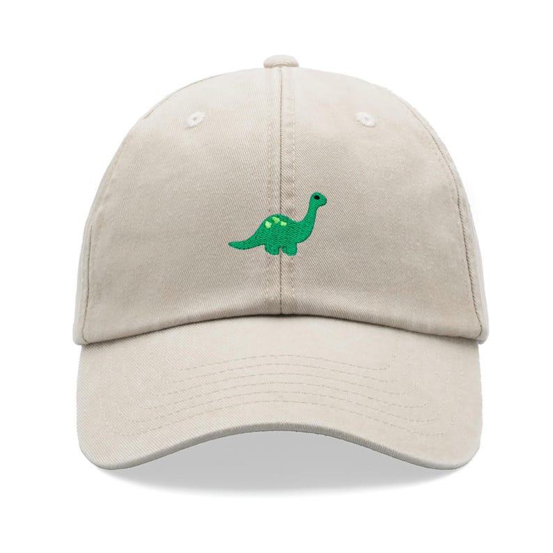Brontosaurus Dinosaur Baseball Cap Vintage Washed Cotton Unisex Dad Hat Adjustable Funny Faded Sports Sun Summer Holiday Funny