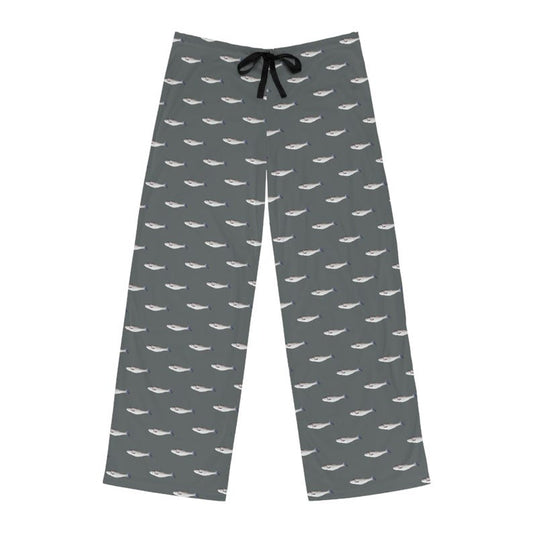 Striped Bass Pajama Pants: Cozy Fishing Lounge Pants