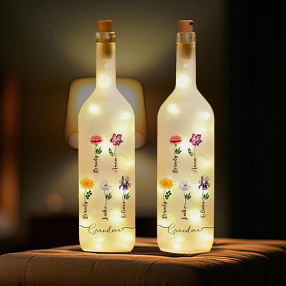 Grandma Gifts, Personalized Grandma Bottle Lamp, Mothers Day Gifts, Gifts For Grandma Birthday, Grandma Birthday Gifts, Grandma Night Light