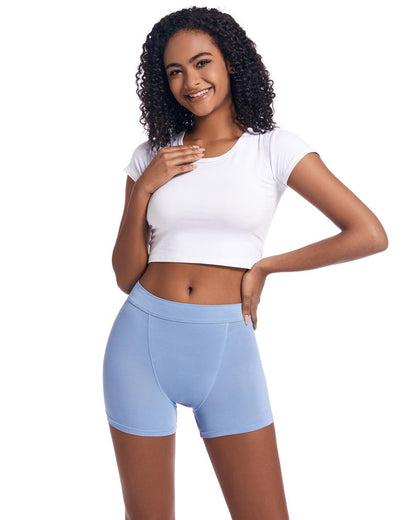 Goat Union 2" Period Boxer Briefs with Organic Cotton Lining: Hi-Rise & No Side Seams