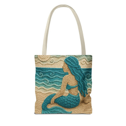 Boho Mermaid Beach Tote Bag, Ocean Lover Gift, Summer Bag, Beach Day Out, Mermaid Core, Mothers Day gift, Beachy Gift for Mom, vacation bag