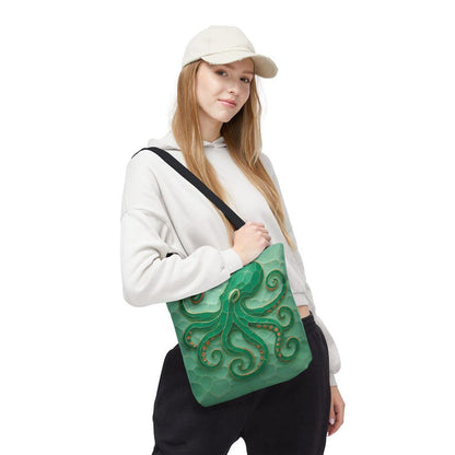 Coastal Octopus Tote Bag, Beach Tote Ocean Bag, Nautical Sea Life Bag, Coastal Market Tote, Ocean Lover Gift, Summer Beach Bag