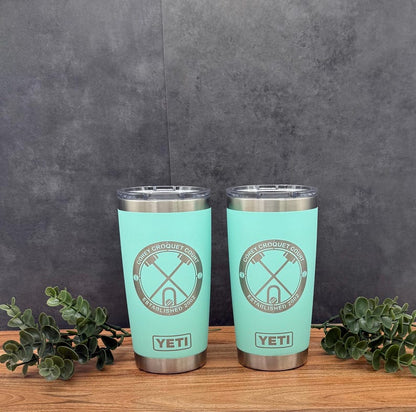 Custom Laser Engraved 20oz Yeti Tumbler - Personalized Gift