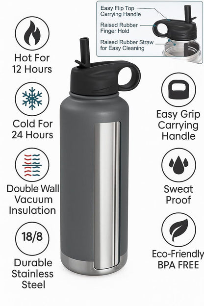 Personalized Toddler Water Bottle, Custom Engraved Sippy Cup, Personalised Tumbler Gift for Kids Baby