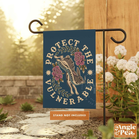 Resist Flag, Resist Tyranny, Protect The Vulnerable, Resistance Garden Flag, Resist Garden Flag