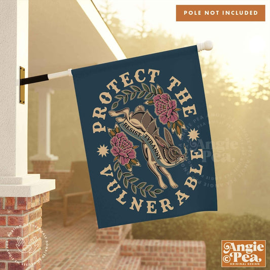 Resist Flag, Resist Tyranny, Protect The Vulnerable, Resistance Garden Flag, Resist Garden Flag