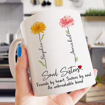 Soul Sisters Gifts, Personalized Soul Sisters Bottle Lamp, Soul Sister Gifts For Women, Sister Gifts, Best Friend Gifts, Bestie Gifts