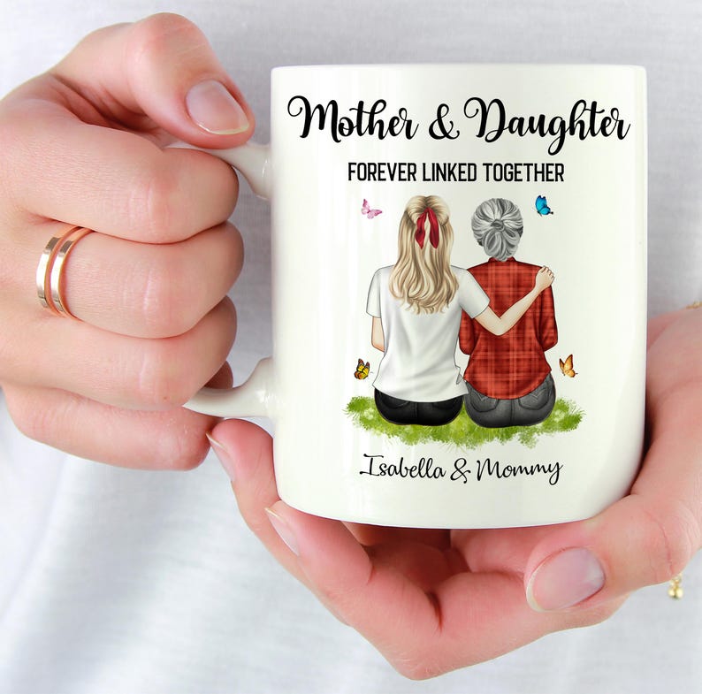 Personalized Mother & Daughter Bottle Lamp, Mothers Day Gifts For Mom, Mom Birthday Gifts, Mother Birthday Gifts, Gifts From Daughter