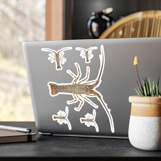 Lobster Kiss-Cut Vinyl Decals, Seafood Lover Stickers
