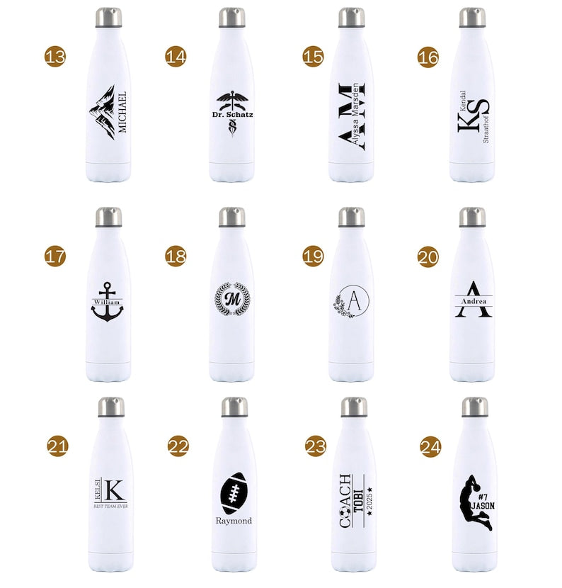 Personalized Insulated Water Bottle,Insulated Stainless Steel Bottle,Bachelorette Party Gift,Travel Tumbler,Mother's Day Gift  2603