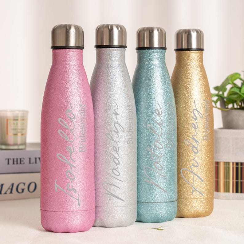 Personalized Insulated Water Bottle,Insulated Stainless Steel Bottle,Bachelorette Party Gift,Travel Tumbler,Mother's Day Gift  2603