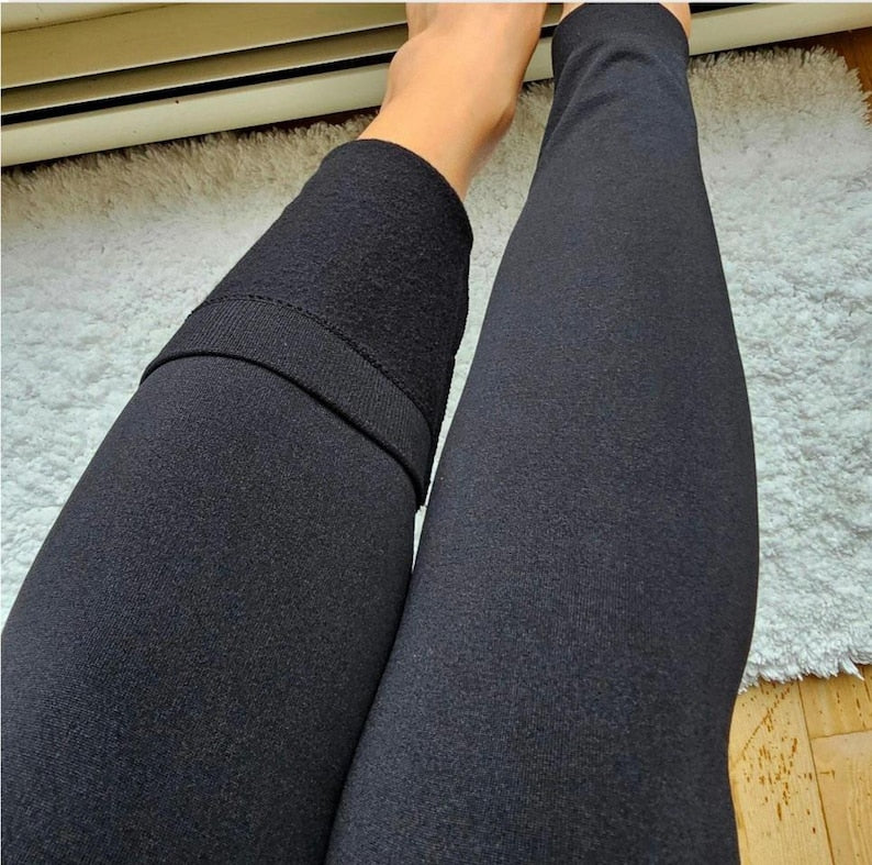 Women’s Fleece Lined Comfy Leggings: Ultra Soft High Waist Everyday Leggings, Yoga Pants