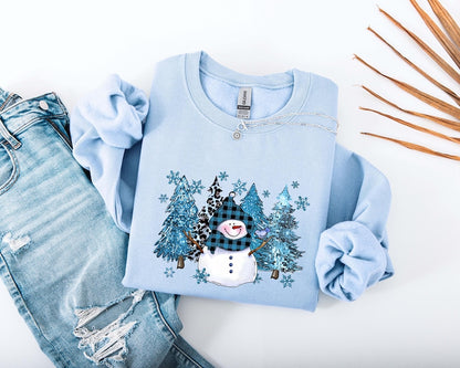 Snowman T-Shirt, Christmas Snowman Shirt, Funny Christmas Tee Shirt, Snowman With Shirt, Christmas Gift For Women, Xmas Holiday Tshirt