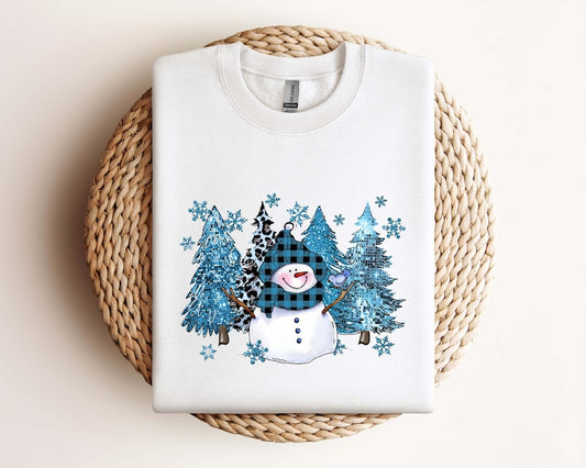 Snowman T-Shirt, Christmas Snowman Shirt, Funny Christmas Tee Shirt, Snowman With Shirt, Christmas Gift For Women, Xmas Holiday Tshirt