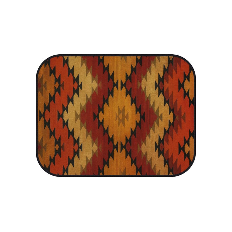 Sunset Trails Native Custom Design Car Floor Mats, Personalized Interior Decor, Set of 4