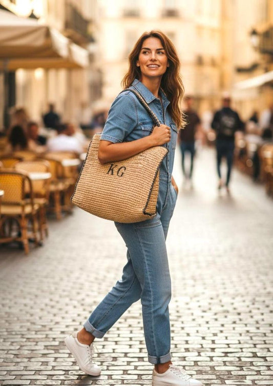 Large Tote for Women: Oversized Beach Bag, Large Work Tote Bag, Market Hobo Bag