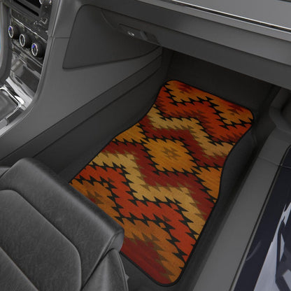 Sunset Trails Native Custom Design Car Floor Mats, Personalized Interior Decor, Set of 4