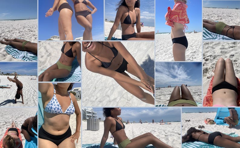 Period Swim Bottoms, Teen Women, Recycled Nylon, UPF50+