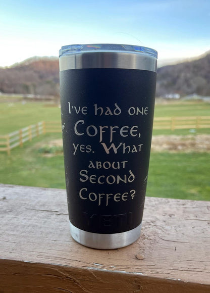 YETI - Halfling House - Second Coffee (Tea, Dr Pepper, Breakfast, etc) 20oz Tumbler