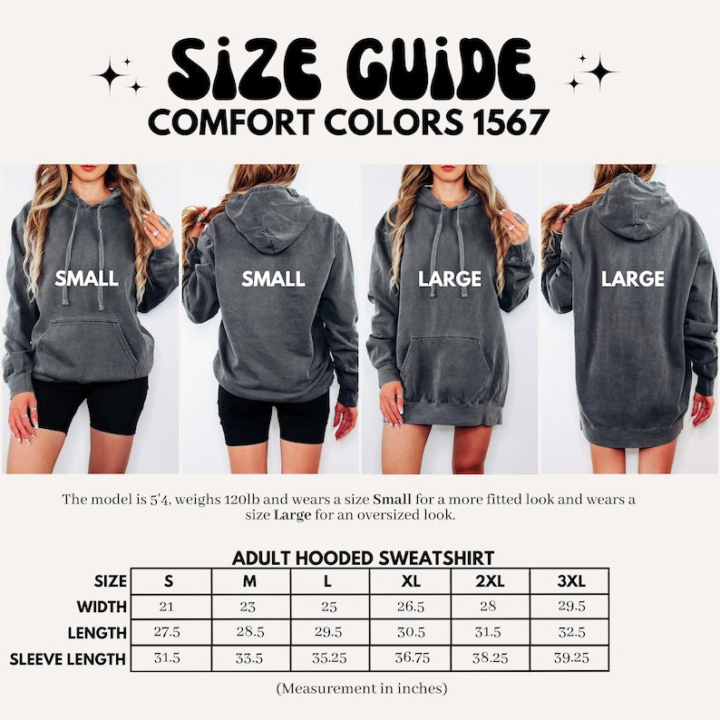 Comfort Colors® Lucky Hoodie, Luck Sweatshirt, Back Design Hoodie, Lucky Girl Hoodie, Aesthetic Shirt, Lucky Things Hoodie, St Patricks Day