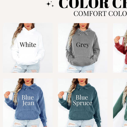 Comfort Colors® Lucky Hoodie, Luck Sweatshirt, Back Design Hoodie, Lucky Girl Hoodie, Aesthetic Shirt, Lucky Things Hoodie, St Patricks Day