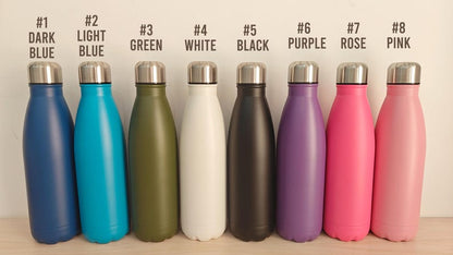 Personalized Insulated Water Bottle,Insulated Stainless Steel Bottle,Bachelorette Party Gift,Travel Tumbler,Mother's Day Gift  2603