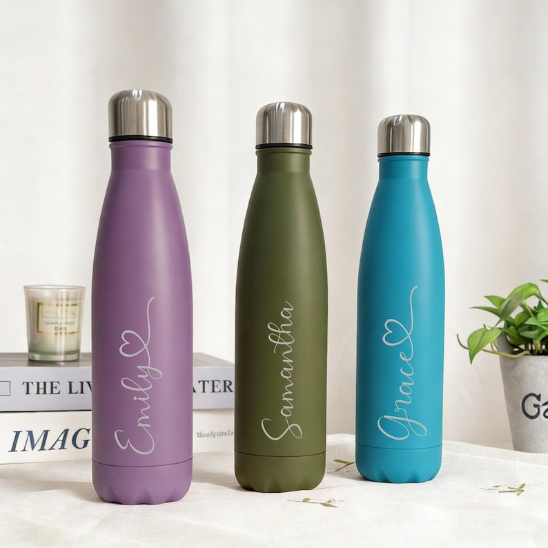 Personalized Insulated Water Bottle,Insulated Stainless Steel Bottle,Bachelorette Party Gift,Travel Tumbler,Mother's Day Gift  2603