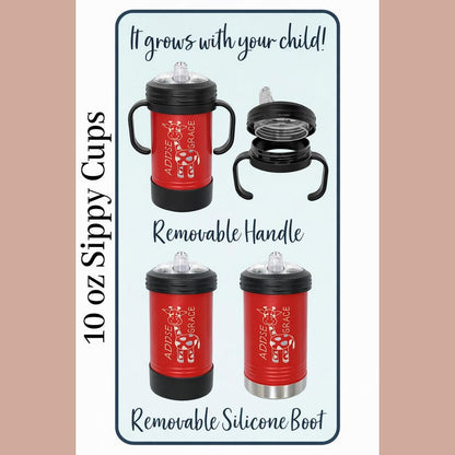 Custom Disney Toddler Water Bottle, Personalized Kids Tumbler with Name, First Family Disney Trip Laser Engraved Cup, Customized Sippy Cup