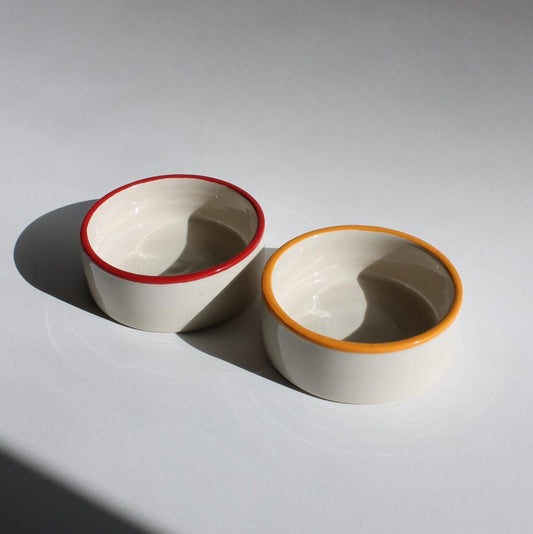 Ceramic Food and Water Bowls for Dogs and Cats