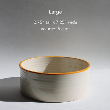 Ceramic Food and Water Bowls for Dogs and Cats