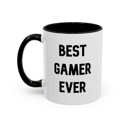 Personalized Best Gamer Ever Mug, Gaming Coffee Mug, Funny Gift Perfect for Birthdays, Holidays, Colleague, Friends, Gaming Gift