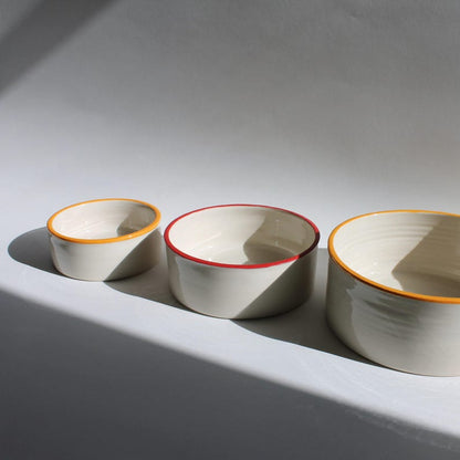 Ceramic Food and Water Bowls for Dogs and Cats