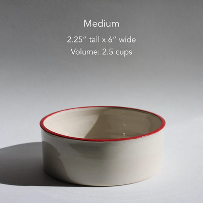 Ceramic Food and Water Bowls for Dogs and Cats