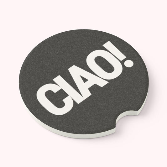 CIAO! Universal Fit Car Coasters, 1 or 2 Count Chic Car Accessories